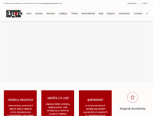 Tablet Screenshot of editorialalegoria.com